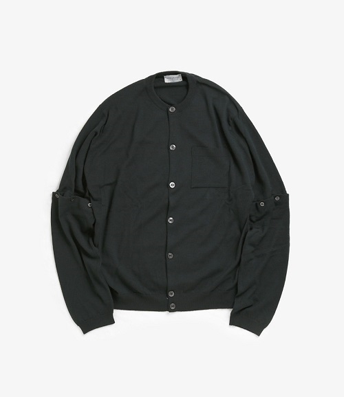 JOHN SMEDLEY×ENGINEERED GARMENTS「DETACHABLE SLEEVE CREW CARDIGAN」 –  WithMaga [ウィズマガ]